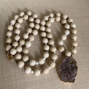 Custom handmade Amethyst necklace